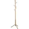 Image de Porte manteau sur pied 7 accroches en bois beige