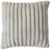Image de Coussin sela imitiation fourrure côtélée 40 x 40 cm beige