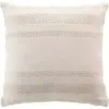 Image de Coussin déhoussable en coton jacquard écru 40 x 40 cm