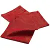Image de Lot de 3 serviettes fils métallisés 40 x 40 cm rouge et or
