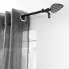 Image de Kit de tringle à rideaux extensible noir l210 /l380 cm