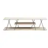 Image de Meuble tv effet travertin beige