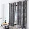 Image de Rideau en coton recyclé gris foncé 140 x 240 cm