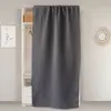 Image de Rideau de porte occultant gris foncé 90 x 210 cm