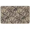 Image de Tapis antidérapant imprimé noir 45 x 75 cm