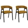 Image de Lot de 2 fauteuils design jaunes