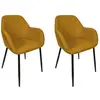 Image de Lot de 2 fauteuils jaunes