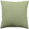 Image de Coussin déhoussable en coton olive 60 x 60 cm
