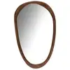 Image de Miroir irrégulier bois brun foncé L83cm