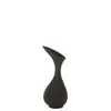 Image de Vase rugueux alu noir H45cm