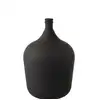 Image de Vase en verre noir mat H56cm