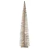 Image de Sapin de noël artificiel en plastique gris 10x10x39 cm