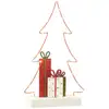 Image de Sapin de noël en bois multicouleur 20x7x34 cm