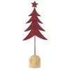 Image de Sapin de noël en métal rouge 14.5x7x40 cm