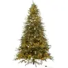 Image de Sapin de noël artificiel vert foncé avec 3000 led h.225cm