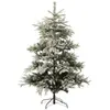 Image de Sapin de noël artificiel vert enneigé avec 270 led h.180 cm