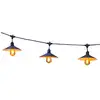 Image de Guirlande solaire hybride acier gris 6m
