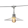 Image de Guirlande connectable e27 acier blanc 6m