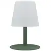 Image de Lampe de table sans fil acier vert h25cm