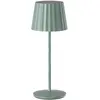 Image de Lampe de table sans fil acier vert h30cm