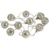 Image de Guirlande lumineuse led boules argentées