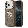 Image de Guess Coque 4G Metal Logo Backcover Apple iPhone 17 Pro - Gold Edge - Brown