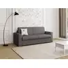 Image de Canapé convertible polyester 3 places gris anthracite