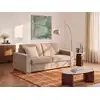 Image de Canapé convertible velours 2 places beige