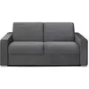 Image de Canapé convertible velours 3 places gris anthracite