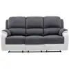 Image de Canapé relaxation microfibre 3 places gris