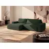 Image de Canapé d'angle velours 4 places vert sapin