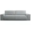 Image de Canapé convertible velours 4 places gris clair