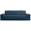 Image de Canapé convertible velours 4 places bleu