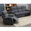 Image de Ensemble canapé fauteuil polyester gris anthracite