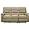 Image de Canapé relaxation polyester 3 places taupe}