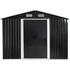Image de Cabane de jardin acier gris anthracite