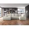 Image de Canapé d'angle velours 8 places beige