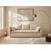 Image de Canapé convertible velours 3 places beige