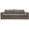 Image de Canapé convertible velours 3 places taupe