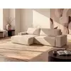Image de Canapé d'angle polyester 4 places beige
