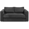 Image de Canapé convertible velours 3 places gris anthracite}