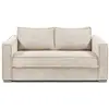 Image de Canapé convertible velours 3 places beige