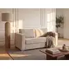 Image de Canapé convertible velours 4 places beige