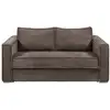 Image de Canapé convertible velours 3 places marron