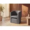 Image de Fauteuil droit simili gris