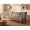 Image de Canapé convertible polyester 3 places taupe