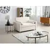 Image de Canapé convertible velours 2 places beige