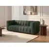Image de Canapé fixe polyester 3 places vert