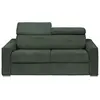 Image de Canapé convertible velours 3 places vert}