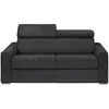 Image de Canapé convertible velours 4 places gris